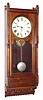 C.1880, Seth Thomas Clock Co., "Queen Anne", 8-day time and strike wall clock. 