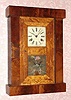 C.1850, Chauncey Jerome, New Haven, Conn., 30-hour time and gong strike flat or block front shelf clock. 