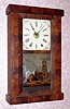 C.1845, Chauncey Jerome Empire style shelf clock with 8-day remote fusee movement. 
