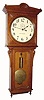 C.1894, (dated), Seth Thomas, "Regulator No. 8"  1-weight timepiece in oak, with no. 62 movement with cut pinions and retaining power. 