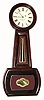 C.1890, E. Howard and Co., Boston, "No. 2 Banjo", 8-day weight driven timepiece, in a grained cherry case, second to the largest size. 
