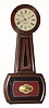 C.1910, E. Howard and Co., Boston, "No. 3 Banjo", 8-day weight driven timepiece, in a special order black walnut case. 