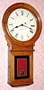 C.1890, E. Howard and Co., Boston, "Regulator No. 70", in walnut, weight driven wall model timepiece, eight day. 
