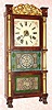 C.1849, Birge, Peck and Co., Gilt Column, triple deck clock in excellent original condition.