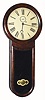 C.1870, Hatch style keyhole regulator, 8-day, weight driven timepiece. 