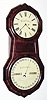 C.1875, Seth Thomas, OFFICE CALENDAR No. 1, in rosewood, 8-day weight driven, double dial perpetual calendar. 