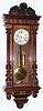 C.1890, German, Gustav Becker, 2-wt VIENNA REGULATOR, 8 day wall clock of walnut and veneers. 