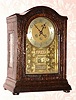 C.1890, German, 8-day time and gong strike, full calendar mantel clock. 