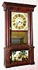 C.1835, Philip L. Smith, Marcellus, Onondaga County, NY, Empire Shelf clock, 8-day, 2-wt time and gong strike. 