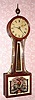 C.1835, Newport, Rhode Island, 8-day weight banjo timepiece with an A frame style movement whose design is generally attributed to David Williams. 