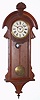 C.1880, New Haven Clock Co., "Cambria", 8-day time/strike wall clock. 