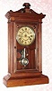 C.1880, Seth Thomas Clock Co., "Greek V.P.", 8-day time/strike mantel clock from the city series. 