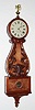 C.2006, Joseph Hollen, Candia, NH, reproduction of a Lyre Banjo, 8-day weight driven. 