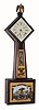 C.1975, Banjo, modern copy of a Daniel Munroe diamond head weight banjo timepiece. 