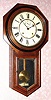 C.1901, Ansonia Clock Co., "Regulator A", 8-daytime/strike, long drop octagon. 