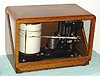 C.1955, Yanagi Gauge and Instrument Co., Tokyo, Japan, Barograph in case, 8-day with original certificate in Japanese. Serial No. 179 (on papers and all metal parts). 
