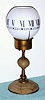 C.1890, French, Annular dial  night clock, with an open ended globe that can accommodate a small candle. 