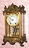 C.1904, Seth Thomas, Thomaston, Conn, EMPIRE No. 10, Crystal Regulator, 8-day gong strike mantel clock. 