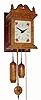 C.1940, (dated), Charles Alvah Smith, Weight Driven Rack Strike wall clock, serial number 265, dated 1940, in tiger maple with contrasting back. 