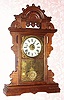 C.1900, Seth Thomas Clock Co., "Eclipse", 8-daytime/strike/alarm mantel clock. 