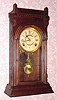 C.1890, Russell and Jones Clock Co., Pittsfield, Mass., 8-day time/strike parlor clock. 