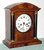 C.1790, German or Swiss, Full Quarter striking mantle clock, 2-train, silk thread susp. 