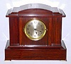 C.1915, Seth Thomas CHIME CLOCK No. 1-SPECIAL, chiming Westminster tune on 4 cupped bells, in mahogany shade Adamantine case. 