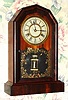 C.1878, New Haven Clock Co., "Duchess", 30-hour time/strike mantel clock. 