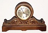 C.1910, Seth Thomas Clock Co., 8-day time and gong strike tambour style mantel clock, for Smith-Patterson, Boston. 