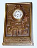Early 20th century, from Budapest,  desk novelty timepiece with key wind / key set watch movement [30hour]. 