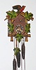 C.1970, Germany, 30-hour time, strike and music box cuckoo clock (3-wt). 