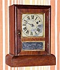 C.1865, Seth Thomas Clock Co., "Cottage C", 30-hour rosewood cottage timepiece. 