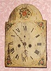 C.1825, Mixed Lot, Connecticut dial fitted to a 30-hour time and strike Ashby, Mass., typewood tall clock movement. 