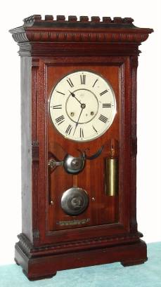C.1883, Seth Thomas Clock Co., "GARFIELD", 8-day 2-weight, shelf clock in walnut. — Antique Clocks Price Guide