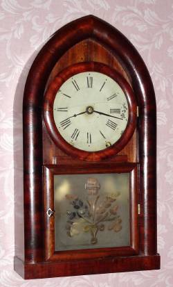 C.1848, Terry and Andrews, Bristol, Conn, Fusee Beehive, with 8-day C. Boardman mov't [1847 Pat] in a very clean mahogany case. — Antique Clocks Price Guide