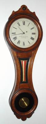 C.1880, E. Howard and Co., Boston, "No. 7 Regulator, Figure 8", in a walnut case, 8-day, weight driven, time only. — Antique Clocks Price Guide