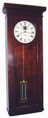 C.1920, E. Howard and Co., Master clock with 2-vial mercury pendulum,. 110v, self winding. — Antique Clocks Price Guide