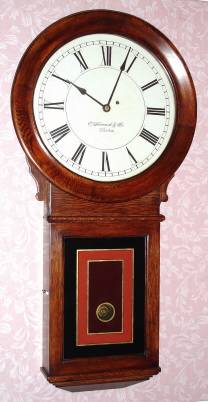C.1900, E. Howard and Co., "Regulator No. 70-16", 8-day weight driven timepiece in oak. — Antique Clocks Price Guide