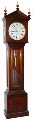 C.1973 [dated) Dana Blackwell, Salem Bridge, floor standing regulator with high standard movement, — Antique Clocks Price Guide