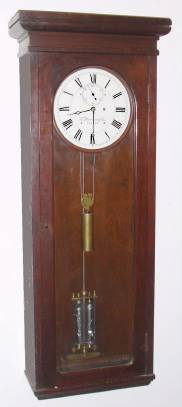 C.1925, E. Howard and Co., Boston, Master Clock, weight driven, with electric contacts removed. — Antique Clocks Price Guide