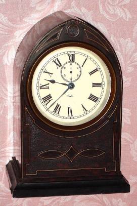 C.1927, Poole Manufacturing Co., Ithaca, NY, electro-magnetic mantel clock, Melrose, model 20, serial No. 10048. — Antique Clocks Price Guide