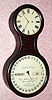 C.1860, Seth Thomas Clock Co., Limited Production  figure 8 double dial perpetual calendar with early Mix Brother's mechanism, rosewood veneer. 