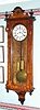 C.1854, German, Lenzkirch, 2-Wt "Vienna Regulator", Model 114, 8-day with maintaining power, in a burled walnut veneer case with original top. 