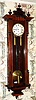 C.1850, Austrian, Anton Gostl, in Wien, 3-Wt, Grand Sonnerie wall clock, in a transitional case with key lock door, 72 beat case and mov't. 