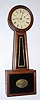 C.1850, Howard and Davis, No. 5, Square Bottom, banjo, weight driven, 8-day timepiece. 
