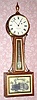 C.1992, (dated) E. Howard Clock Co., Boston, 8-day 150th Anniversary Limited edition of 500 banjo timepieces. There is a small brass plaque inside giving the name of the first customer, and Serial N 59, case with die stamp number 312. 