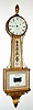 C.1968, (dated), Elmer O. Stennes, Weymouth, Mass, gold front presentation banjo, 8-day weight driven. 