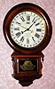 C.1870, Ansonia Brass and Copper Co., Wm A. Terry, [grandson of Samuel] patent calendar clock. Wm later became a photographer in Bristol, Ct. 