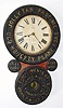 C.1890, Baird Clock Co., Plattsburgh, NY, ad clock for "Jolly Tar Pastime  No. 150; Old Honesty Plank Rd, John Finzer Bros",, 8-day spring timepiece, with Seth Thomas mov't. 