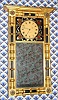 C.1830, Samuel Abbot(t), Boston, Mass., 8-day New Hampshire style mirror timepiece, with restrained weight on guide wires.